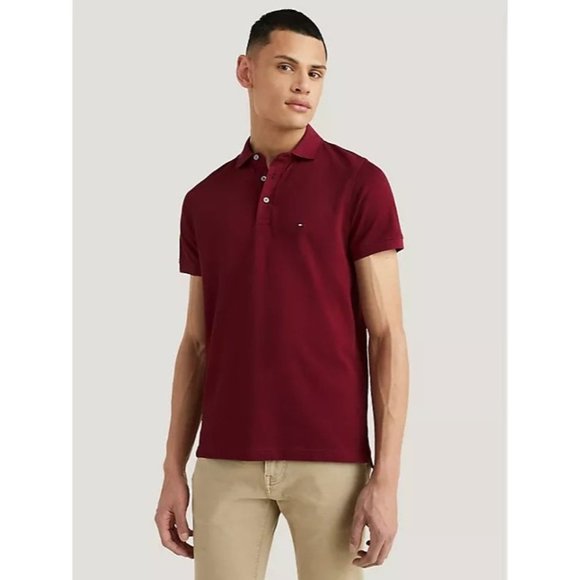 NewNew Tommy Hilfiger Men’s Slim Fit Polo Size Large - Picture 2 of 9